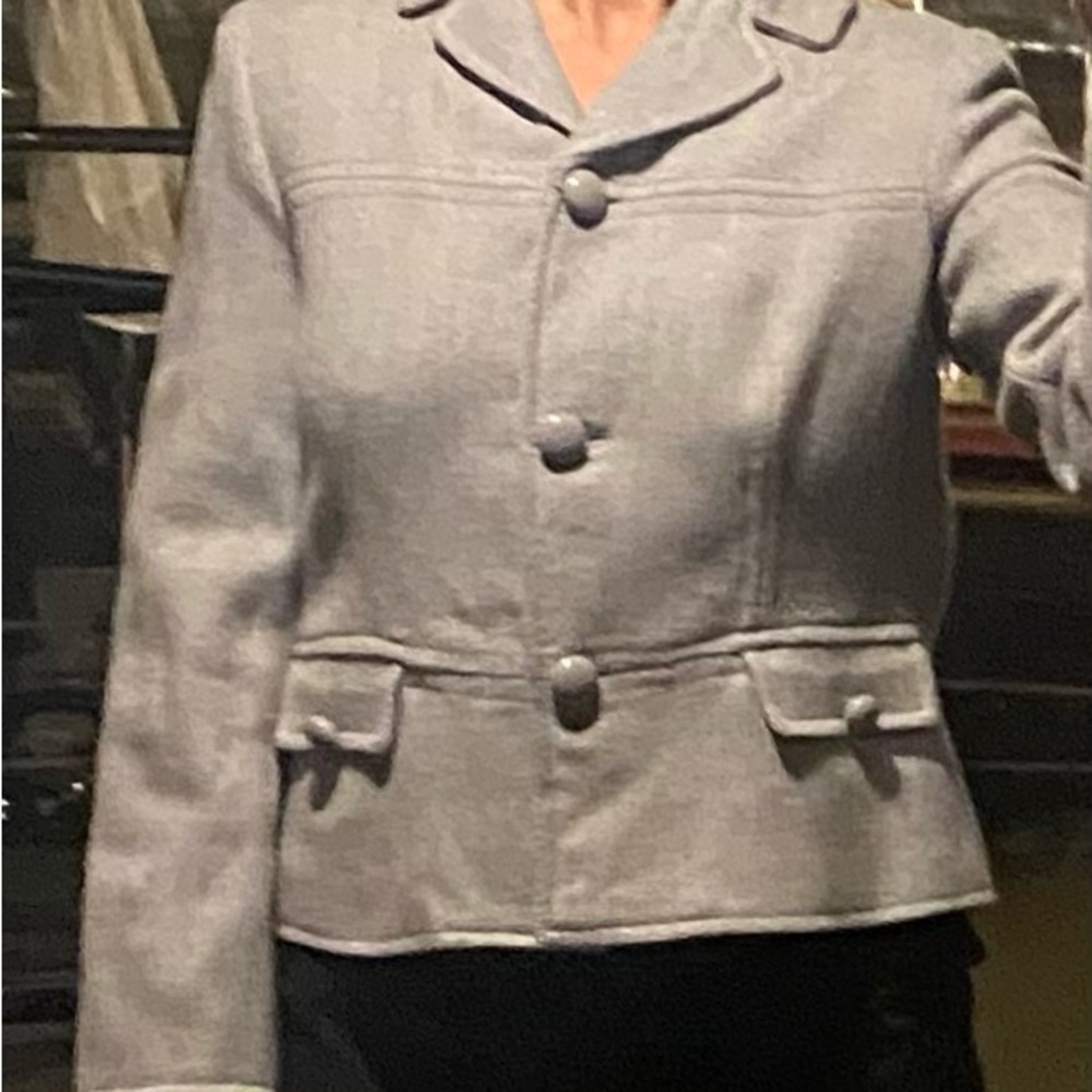Gray Wool Blazer